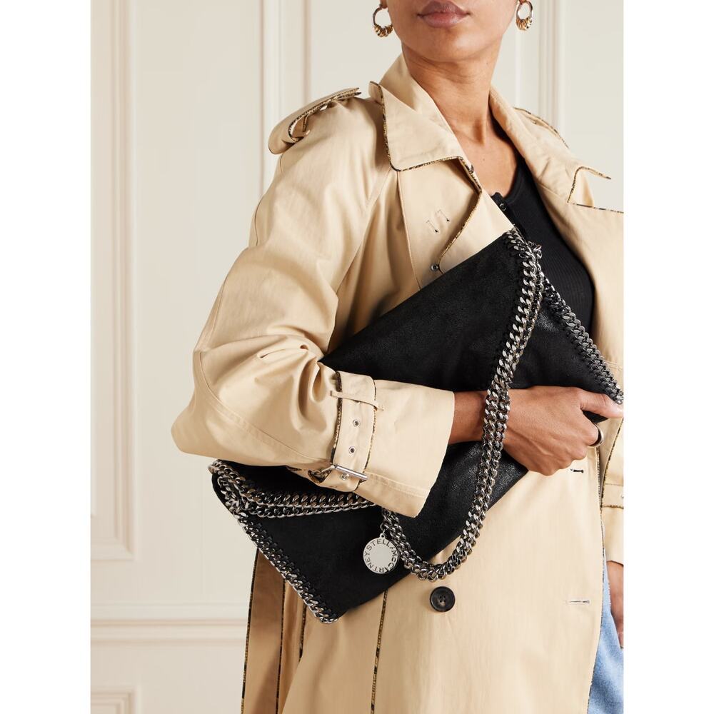 STELLA MCCARTNEY The Falabella Medium Brushed Shoulder Bag Foldover - Picture 2 of 15